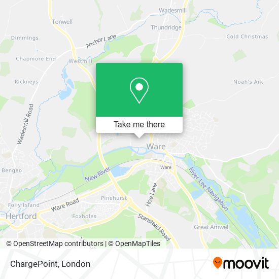 ChargePoint map