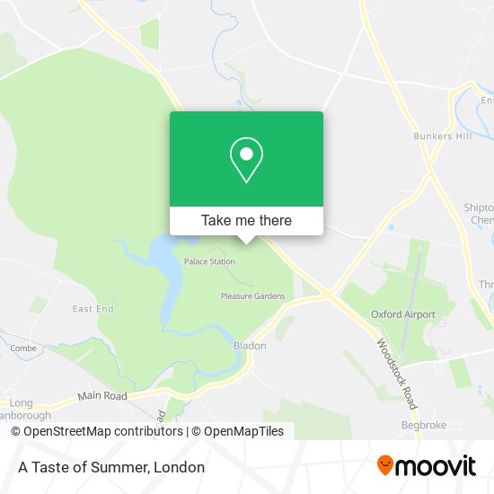 A Taste of Summer map