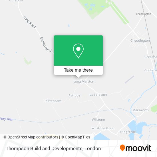 Thompson Build and Developments map