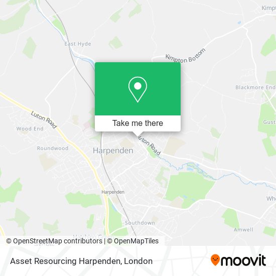 Asset Resourcing Harpenden map