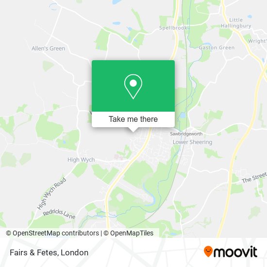 Fairs & Fetes map