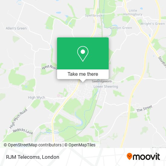 RJM Telecoms map