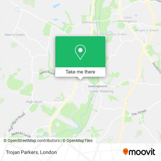 Trojan Parkers map