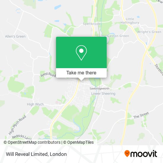 Will Reveal Limited map