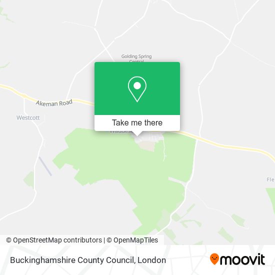 Buckinghamshire County Council map