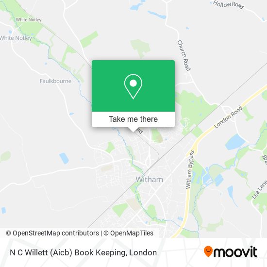 N C Willett (Aicb) Book Keeping map