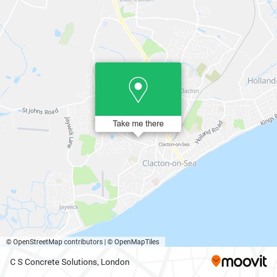C S Concrete Solutions map
