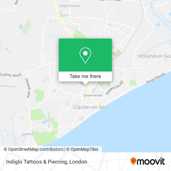 Indiglo Tattoos & Piercing map