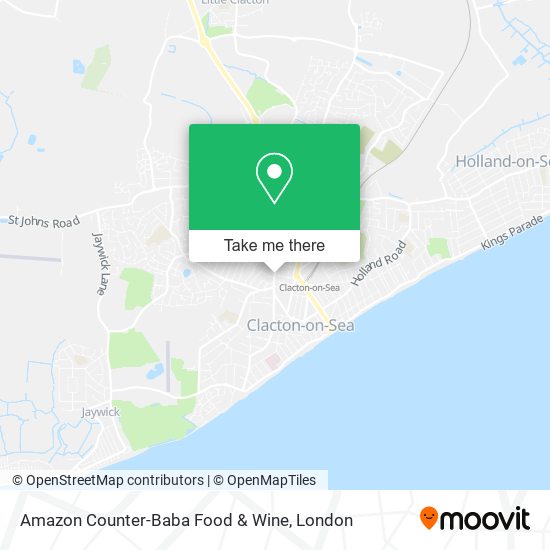 Amazon Counter-Baba Food & Wine map