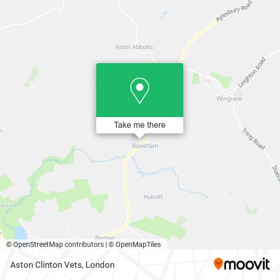 Aston Clinton Vets map