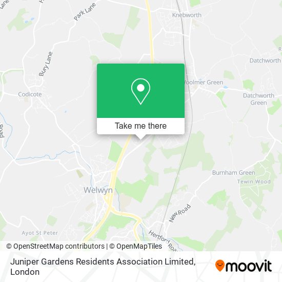 Juniper Gardens Residents Association Limited map