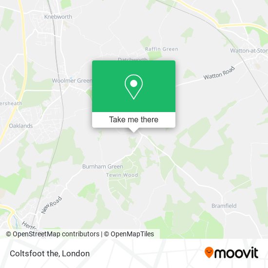 Coltsfoot the map