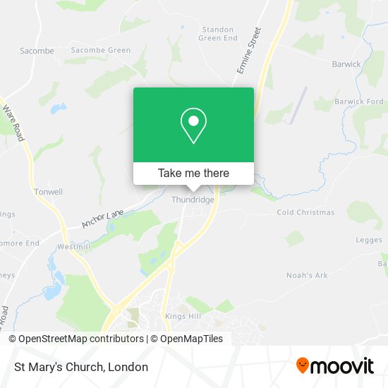 St Mary's Church map