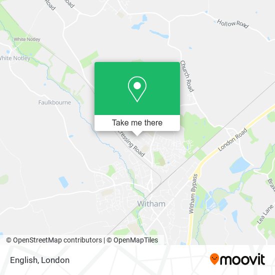 English map
