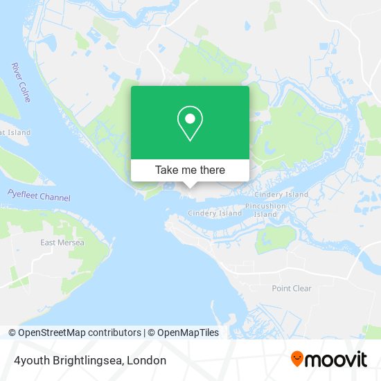 4youth Brightlingsea map