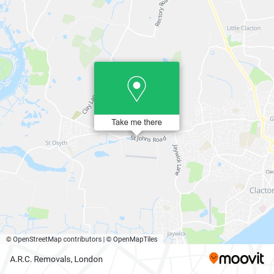 A.R.C. Removals map