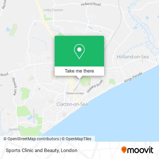 Sports Clinic and Beauty map