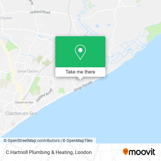 C.Hartnoll Plumbing & Heating map
