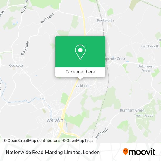Nationwide Road Marking Limited map