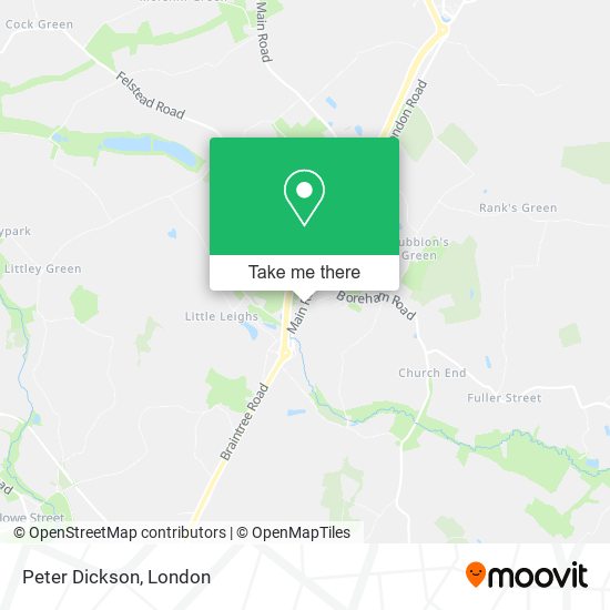 Peter Dickson map