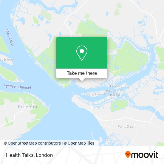 Health Talks map