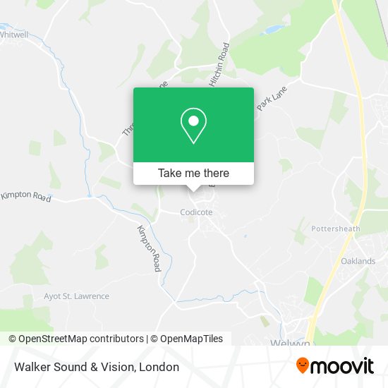 Walker Sound & Vision map