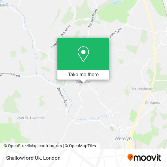 Shallowford Uk map