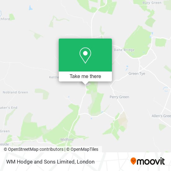 WM Hodge and Sons Limited map