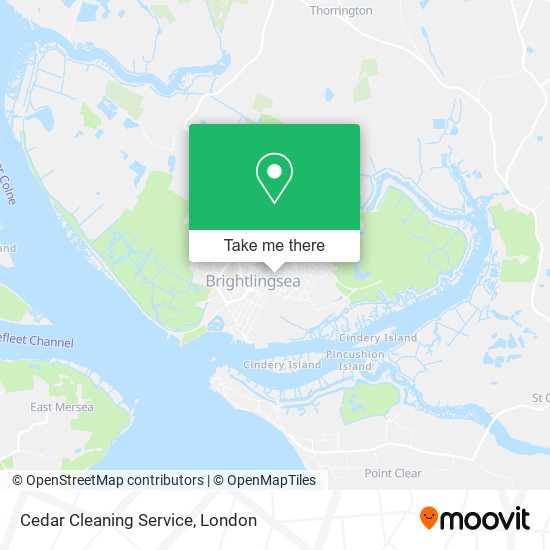 Cedar Cleaning Service map