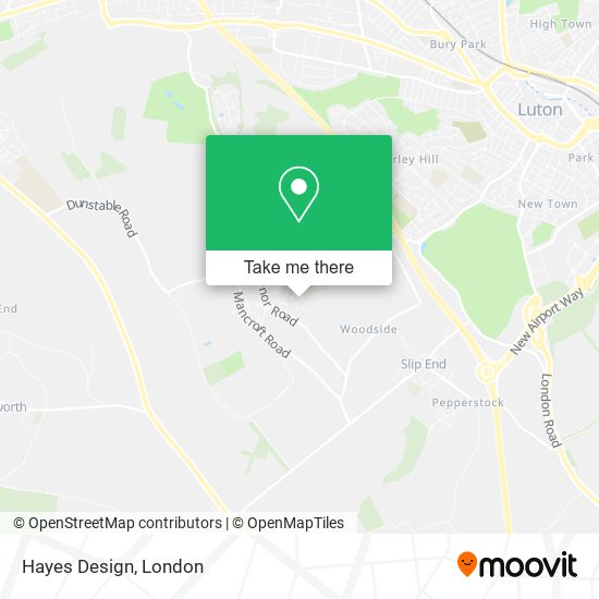 Hayes Design map