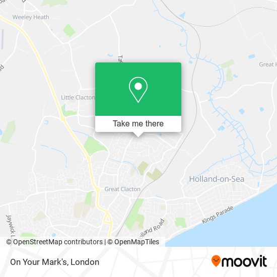 On Your Mark's map