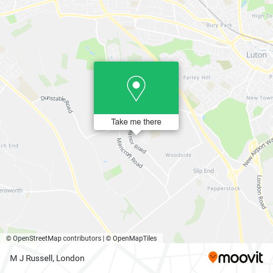 M J Russell map
