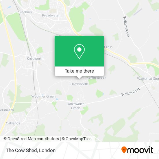 The Cow Shed map