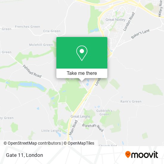 Gate 11 map