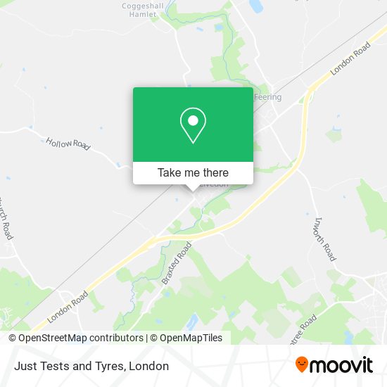 Just Tests and Tyres map