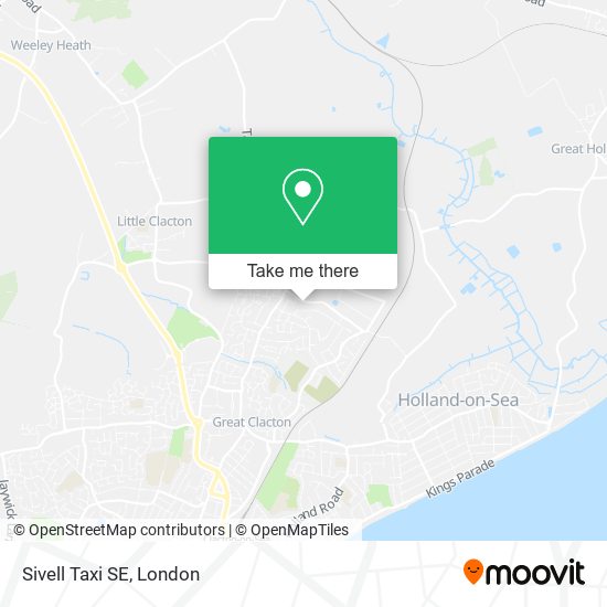 Sivell Taxi SE map
