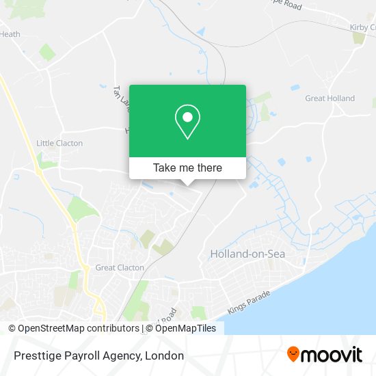 Presttige Payroll Agency map