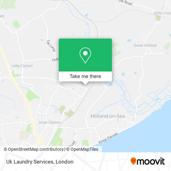 Uk Laundry Services map