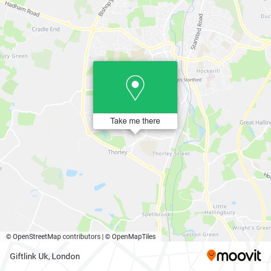 Giftlink Uk map