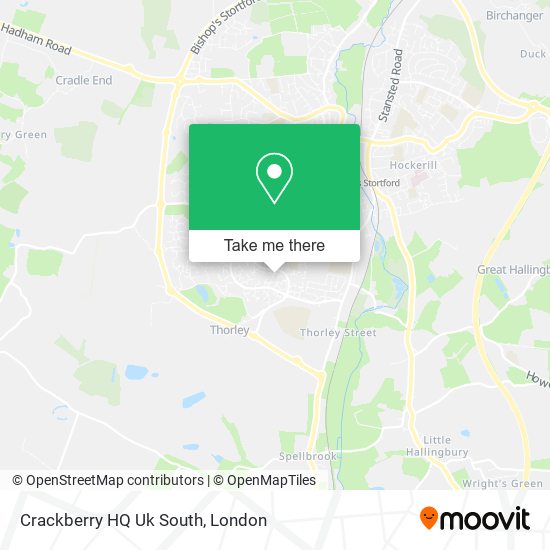 Crackberry HQ Uk South map