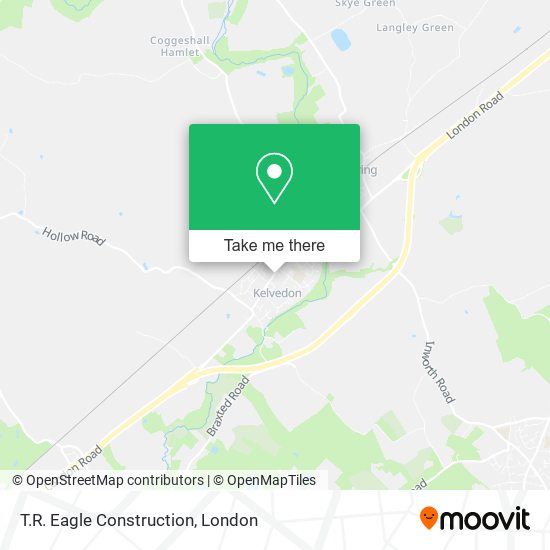 T.R. Eagle Construction map