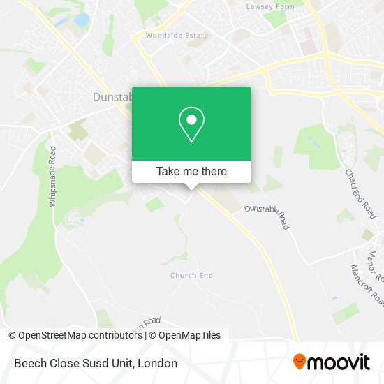 Beech Close Susd Unit map