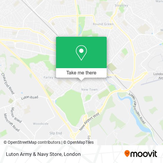 Luton Army & Navy Store map