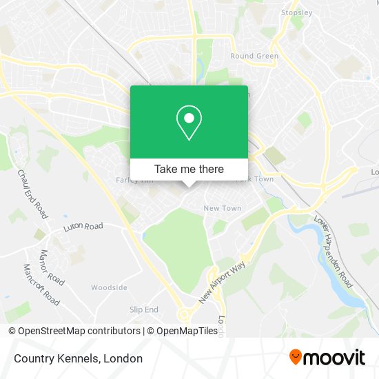 Country Kennels map