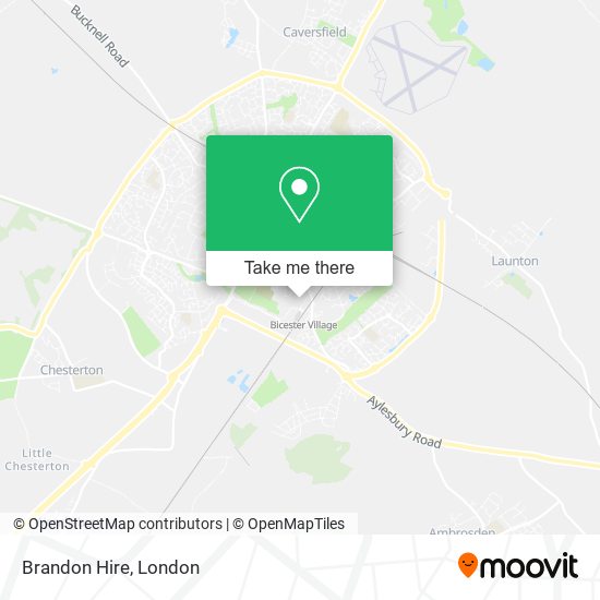 Brandon Hire map