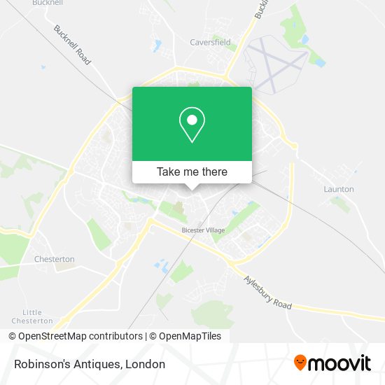 Robinson's Antiques map