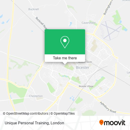 Unique Personal Training map