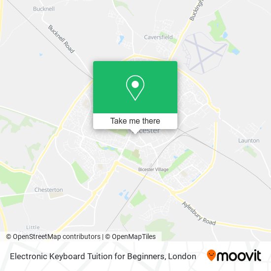 Electronic Keyboard Tuition for Beginners map