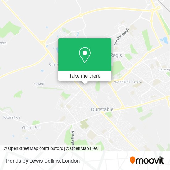 Ponds by Lewis Collins map