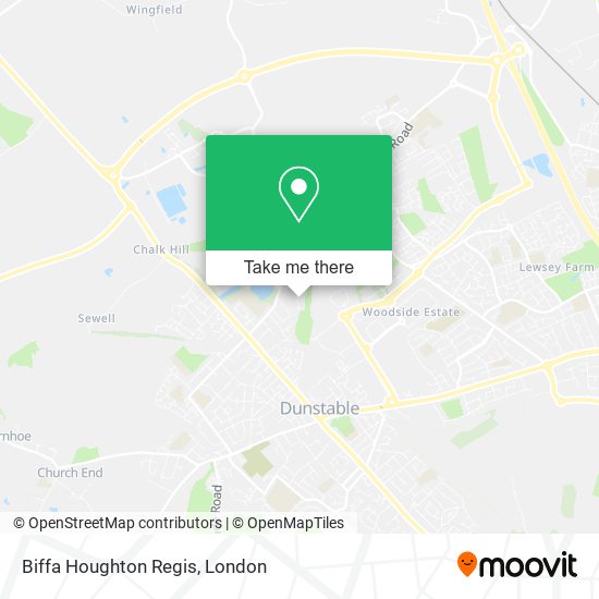 Biffa Houghton Regis map